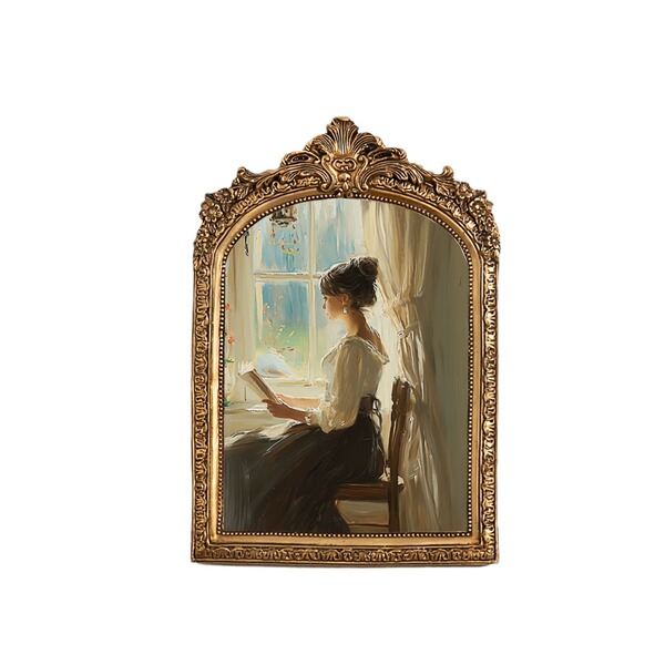 Table retro wall photo frame for bedroom