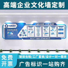 企业文化墙设计立体亚克力公司形象墙会议室办公室风采墙楼梯党建