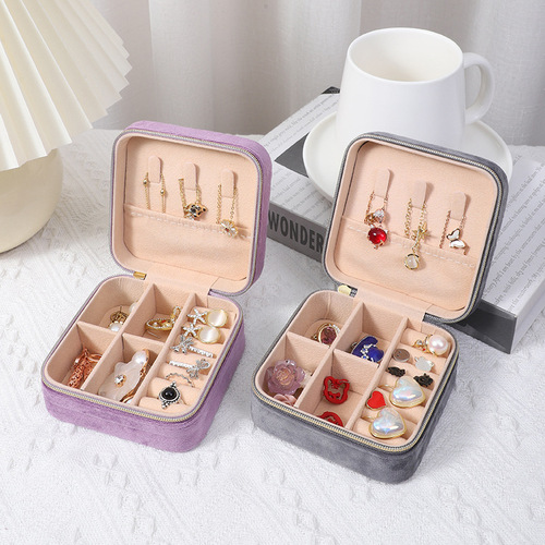 jewelrybox mini bracelet jewelry gift box packaging antique hair accessories velvet jewelry storage box home
