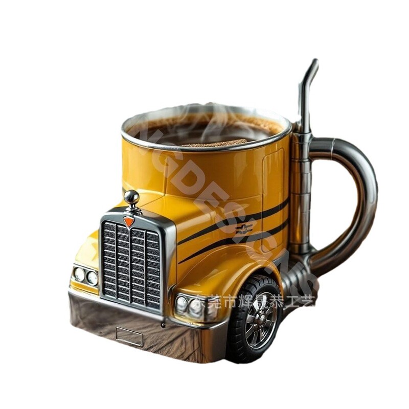 国境を越えたアマゾンの爆発物Semi-Truck Coffee Mugsセミトレーラーコーヒーカップ|undefined