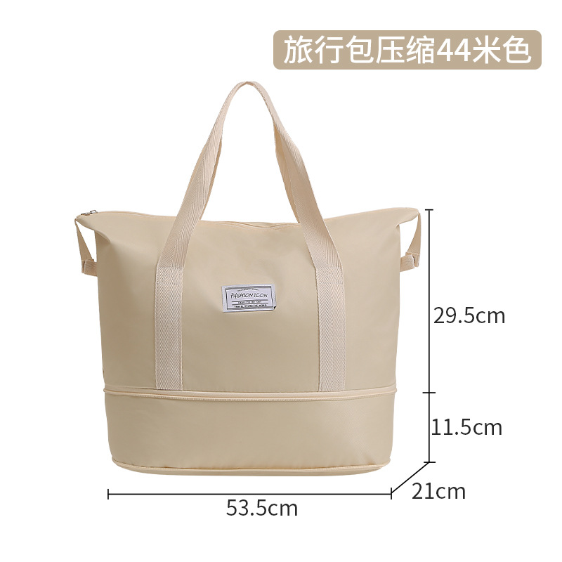 Bolsa de Almacenamiento de Viaje Compresible de Poliéster Plegable para Ropa y Artículos de Tocador
