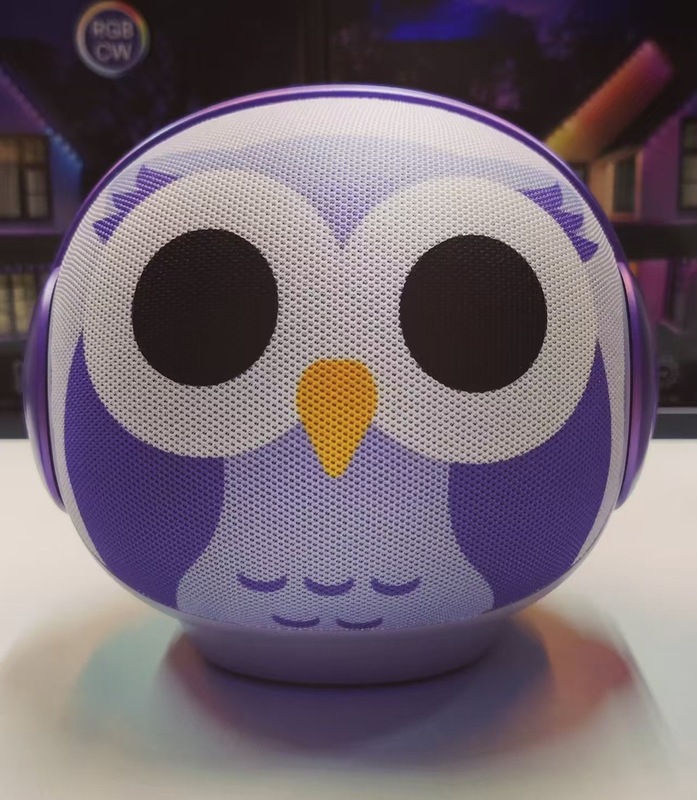 国境を越えた新しいかわいいペット Bluetooth オーディオフクロウ LED 屋外ポータブル防水ダブルストリング Bluetooth スピーカー|undefined