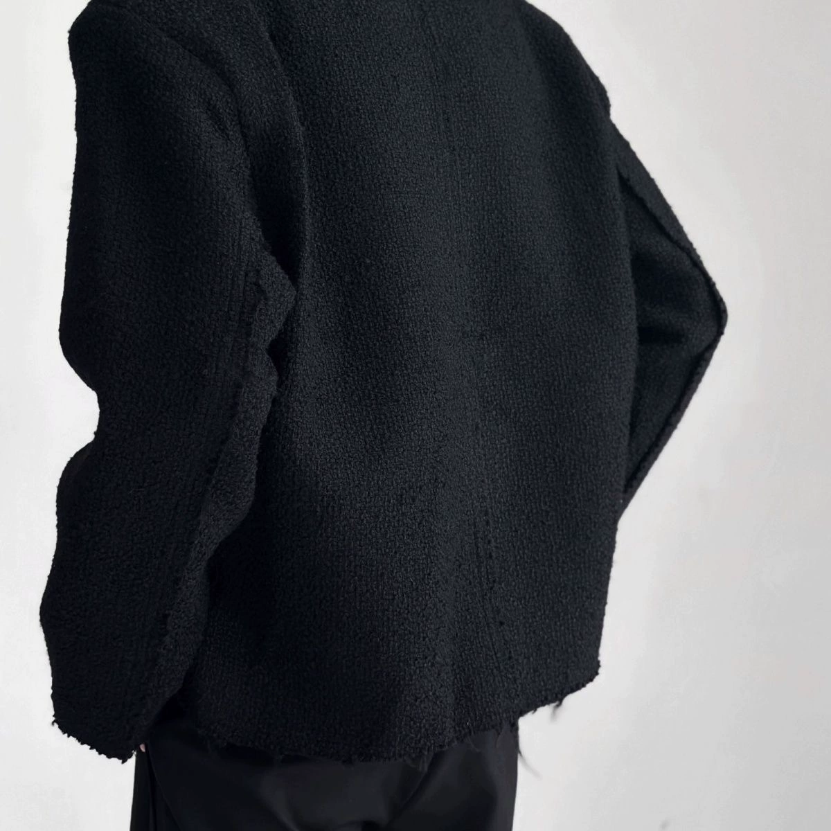 Демисезонная мужская дизайнерская тканая куртка, стиль Chanel, стиль высокого качества, тренд сезона