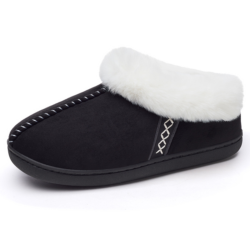 Zapatos de algodón de invierno de mujer transfronteriza TEMU zapatillas cálidas para el hogar zapatos perezosos zapatos de lana de coral zapatos de hombre