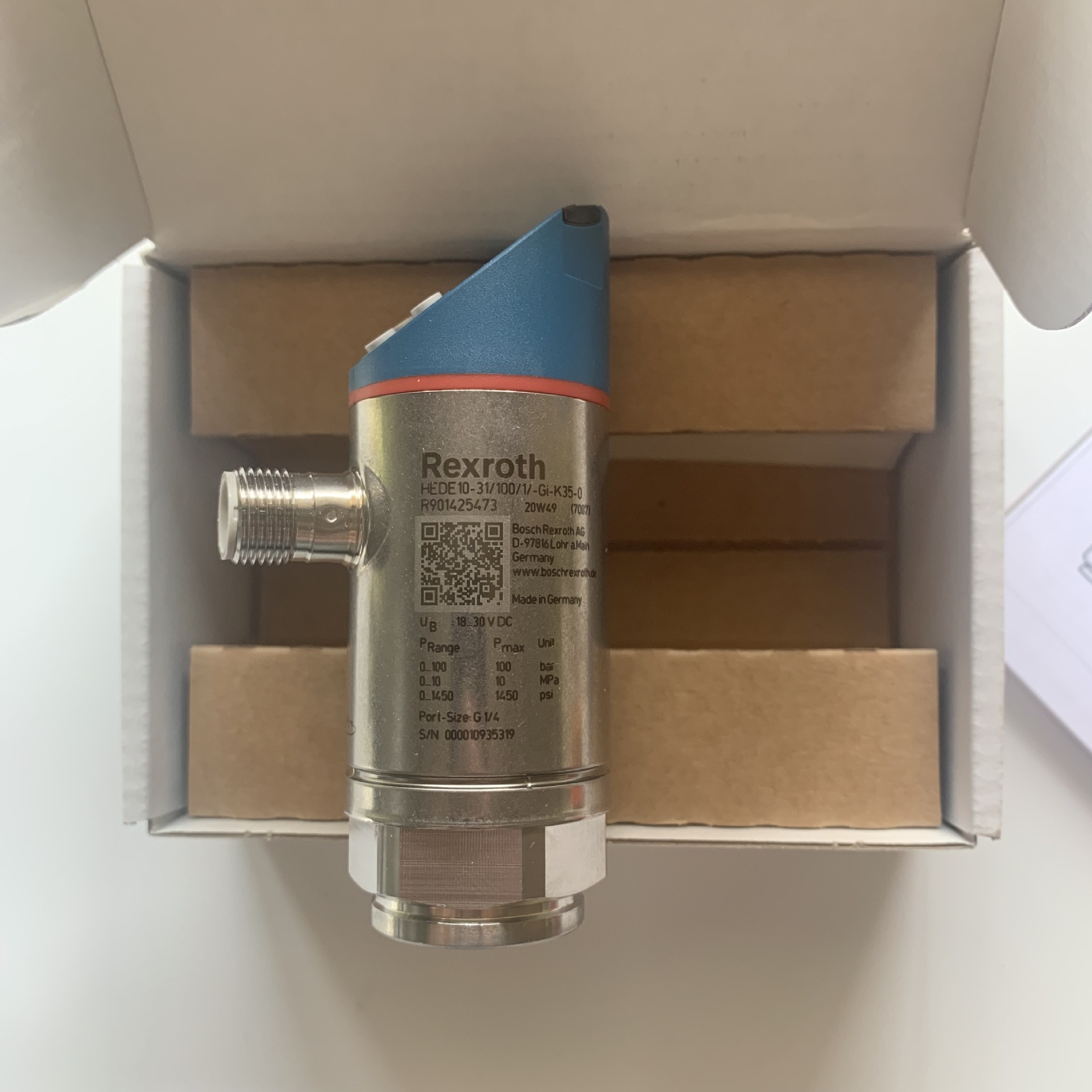 德国Rexroth/力士乐 HEDE10-3X/100/1/-Gi-K35-0 传感器