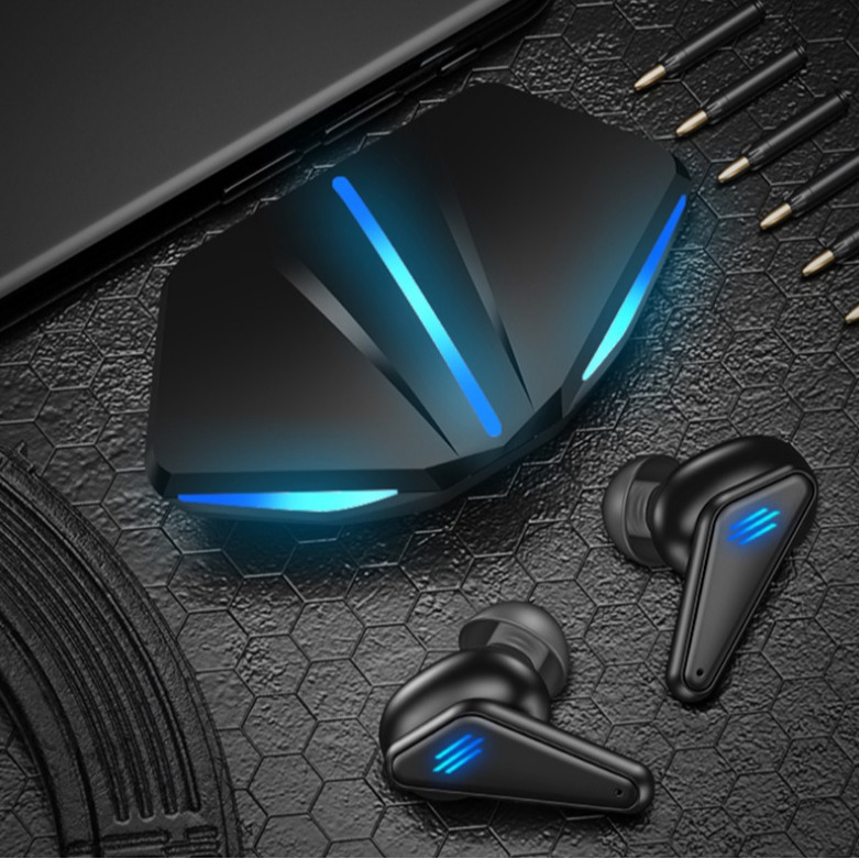 Modelo privado K55 auricular Bluetooth inalámbrico e-sports juego auricular solo-binaural juego móvil de baja latencia TWS Bluetooth 5,0