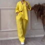 独立跨境休闲欧美阔腿裤