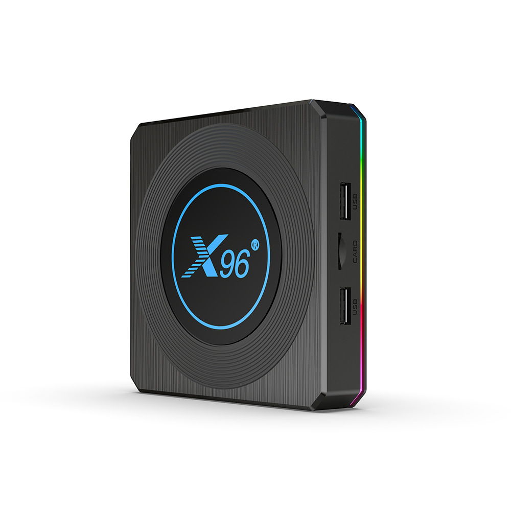 X96 X4 S905X4 机顶盒安卓11蓝牙8K千兆5G双频WiFi外贸盒子tv box