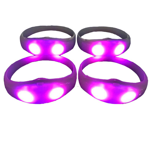 LED Light-Up Wristband for Outdoor Concerts - Cheer Prop with 15 Colors Remote Control