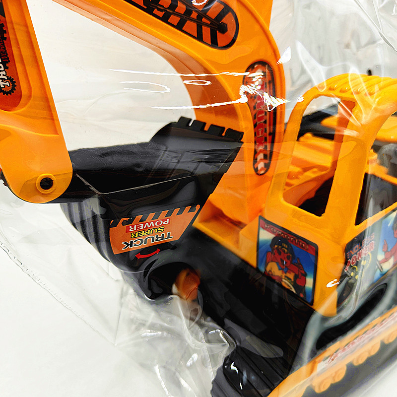 Modelo de Excavadora de Juguete Grande de Plástico de Deslizamiento Inercial para Niños