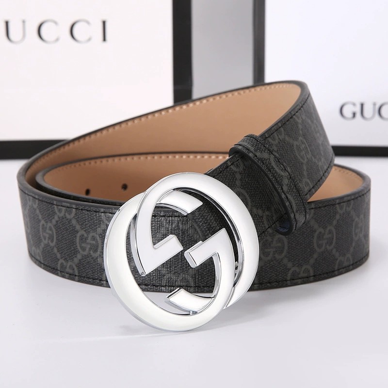 thumbnail for 2022 New Men's Fashion Belt Cloth Grain Leather Belt Casual Pants Bag Spot Wholesale