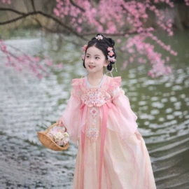 童汉服;童套装;汉服套装
