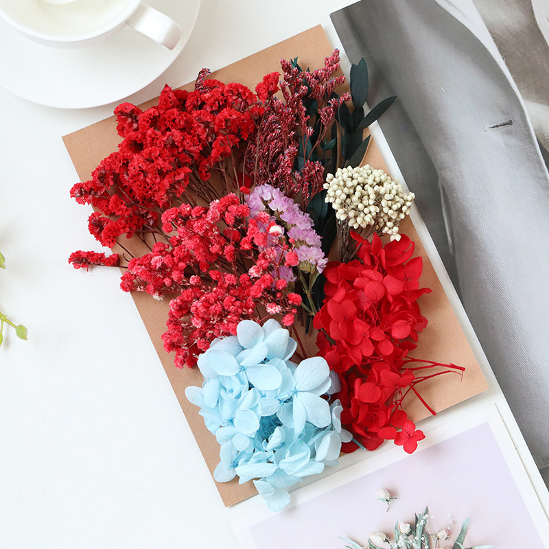 Flor seca flor eterna marco de fotos en relieve paquete de material flotante hecho a mano aromaterapia ventilador redondo actividad salón grupo edificio transfronterizo al por mayor