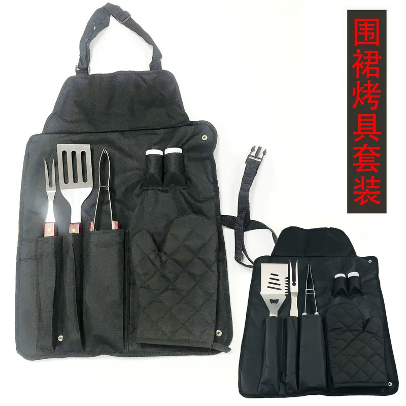 Apron, tools set stainless steel, travel cloth bag, oxford cloth