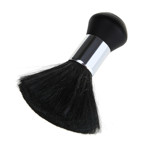 Hair sweeping brush, soft bristle brush, hair brush, fiber black bristle soft bristle broken hair brush, hair cutting and styling hairdressing tool