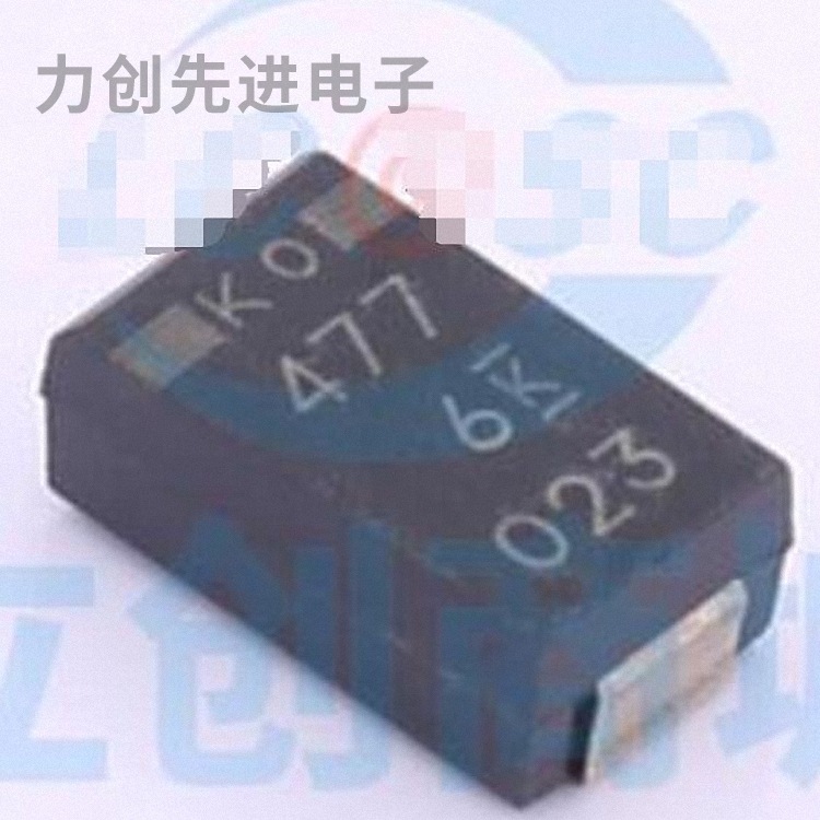 T520D477M006ATE015 参数 470uF(477) ±20% 6.3V 钽电容