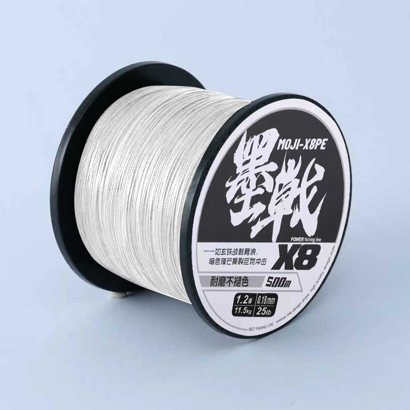 Luya pee Line 8 nuevos productos de alta resistencia, resistencia al desgaste, anti-mordedura, línea principal, hilo de hilo de pesca trenzado, fábrica al por mayor