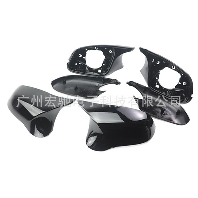 Suitable for Bmw 1234 Series M2 F30 F20 m Modified 1:1 M3 Bright Black Rearview Mirror Shell Horn Cover (Car mirror)