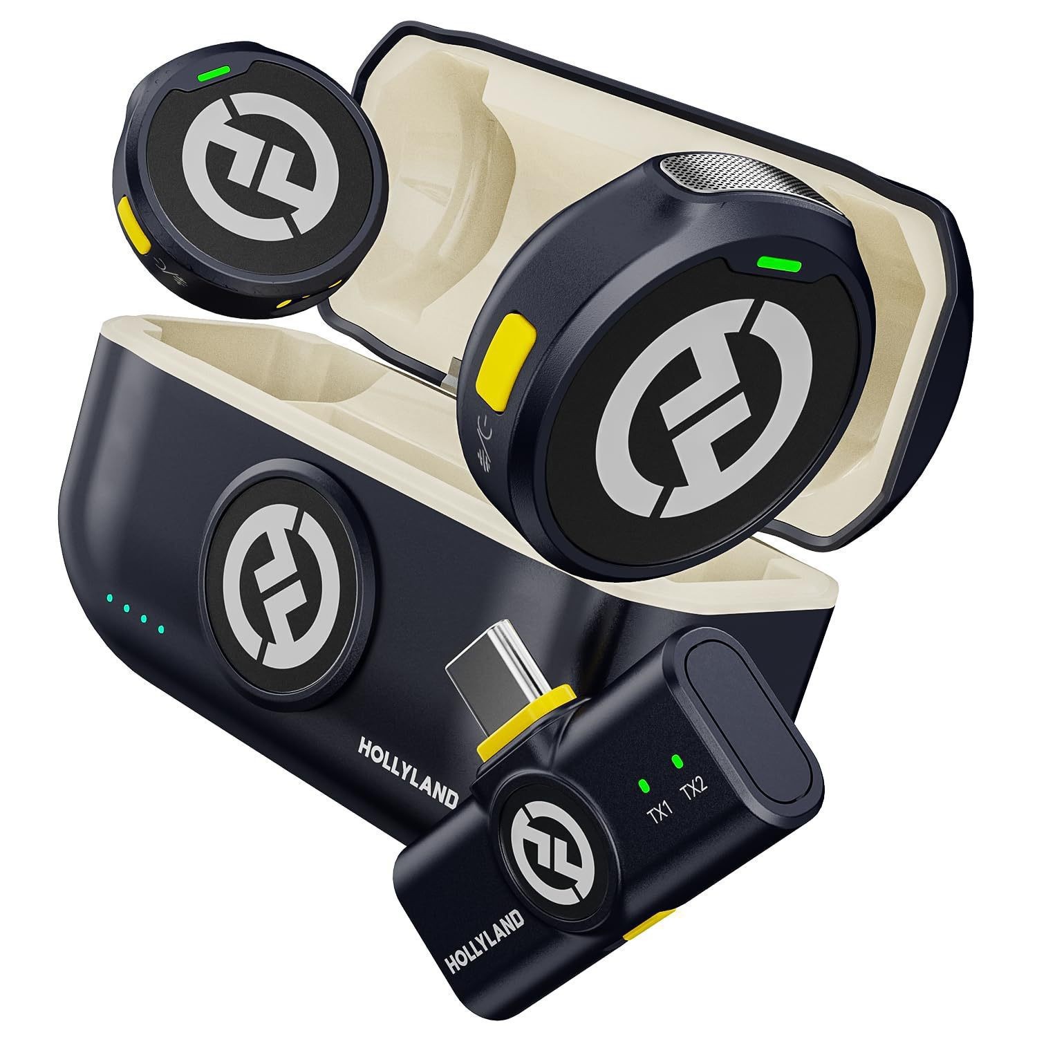 Micrófono inalámbrico Hollyland Lark M2 Micrófono Lavalier inalámbrico