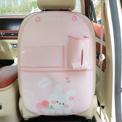 Chair back anti-kick pad: Seat Storage Bag Hanging - tulip-rabbit-4-in-1-multifunctional-anti-kick-storage-bag