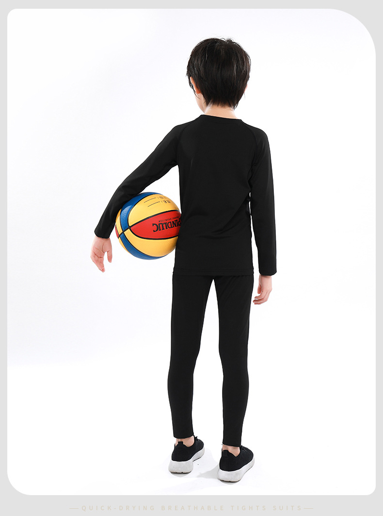 420g Weight Long Sleeve Sleeve Length Solid Color Tights Men's Clothing
