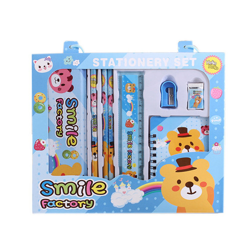 Creative stationery set gift box for children, primary school students, gift pack, student school supplies, prizes, event gifts, wholesale