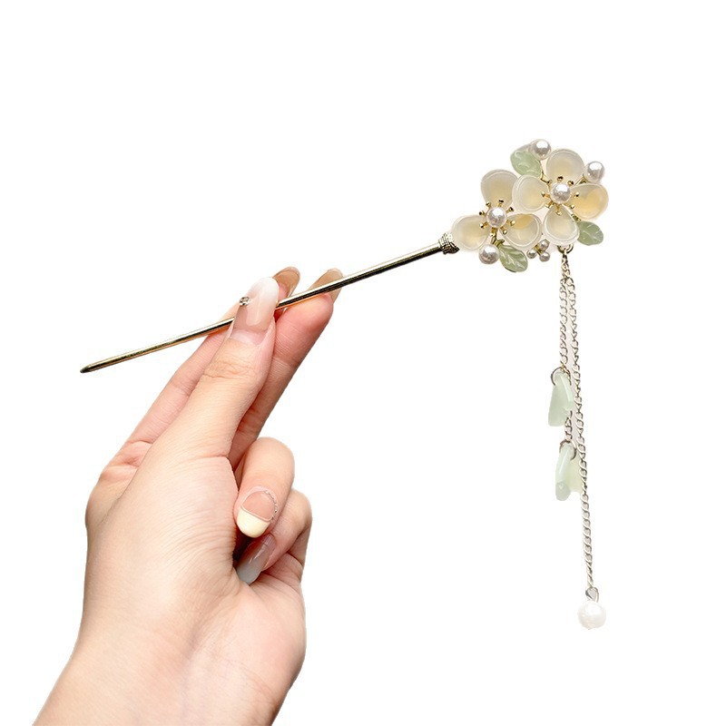 El nuevo país viento inmortal qi fluye pinzas de cabello para mujeres elegantes estilo antiguo paso de agitar cheongsam piezas de cabello de cabello diario estilo chino clásico pinzas de cabello