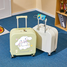 行李箱女学生18寸小型印花登机箱旅行箱拉杆箱密码箱现货批发logo