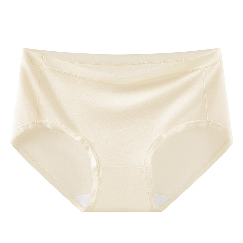 Bragas modales para niñas entrepierna de algodón puro 10A entrepierna antibacteriana cadera cintura media sin costuras calzoncillos de mujer absorbentes y transpirables