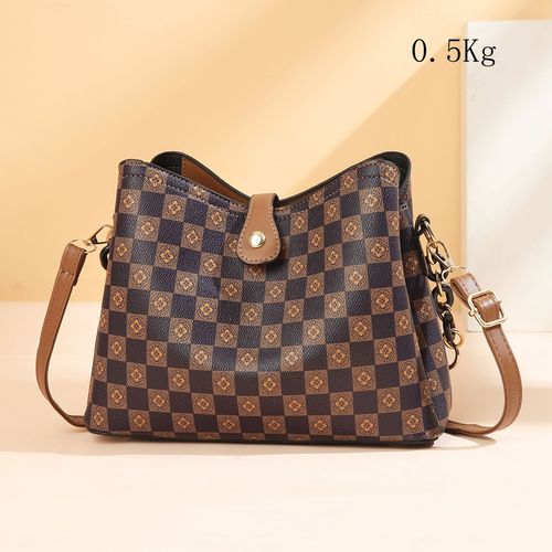 Cross-border dropshipping Spring and Summer trendy niche shoulder hand-held bags fashionable texture versatile women's crossbody bag water bucket bag