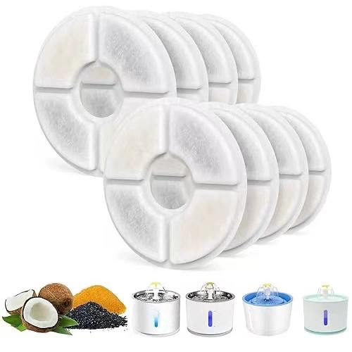 Амазонка взрывает квадратный питатель воды для домашних животных Фильтр питья кошачий водяной фильтр ватный фильтр