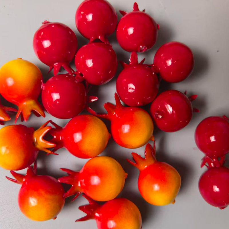 2.0 Mini small fruit small pomegranate small yellow pear all kinds of fruit accessories diy handmade spot wholesale