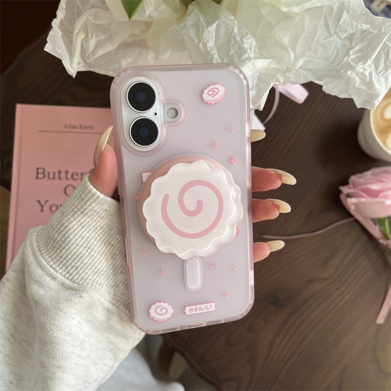 40g Weight iPhone Applicable Brands Phone Cases Classification Acrylic Material Cartoon Pattern Cute, Sweet Style Pink, Blue Color Acrylic Cartoon Cute Sweet Phone Cases Phone Accessories 4