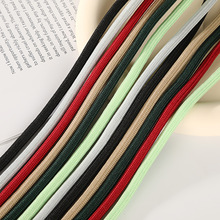 5MM粗彩色涤纶包芯圆绳耐磨DIY编织手机挂绳服装腰帽绳裤绳收腰绳