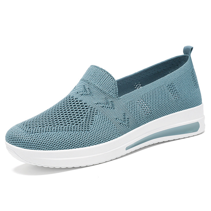 Zapatos de primavera de mujer, zapatos de mujer transfronterizos de un pie, zapatos casuales, zapatos de madre superficiales, zapatos de suela suave, zapatos transpirables