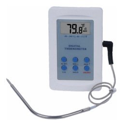 Stainless Steel Probe Smart Digital High and Low Temperature Record Magnetic BBQ Kitchen Baking Barbecue Digital Thermometer