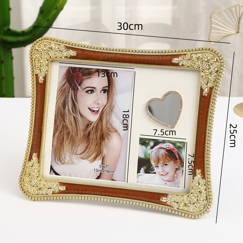 골드 커피 7 인치 + 3 인치 + 거울