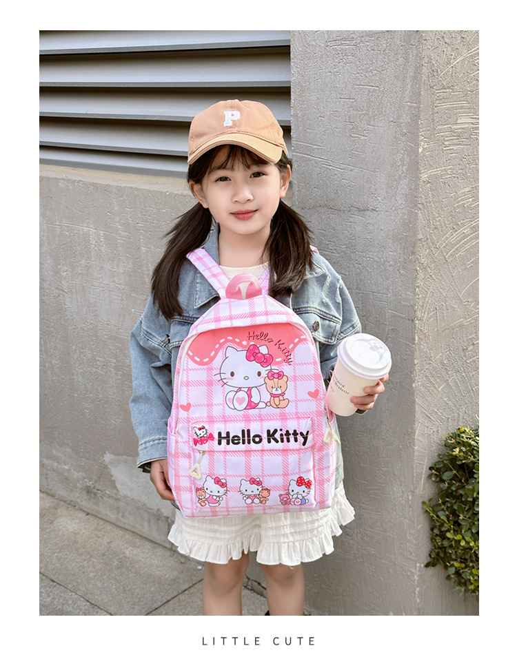 2024 New children's backpack, cartoon kindergarten schoolbag, large capacity, versatile for girls, student backpack, cross-border batch full figure