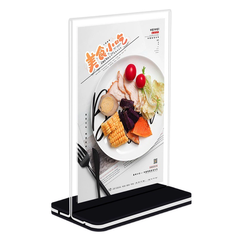 Акрил A4 Акро-карта HD-дисплей настольного меню