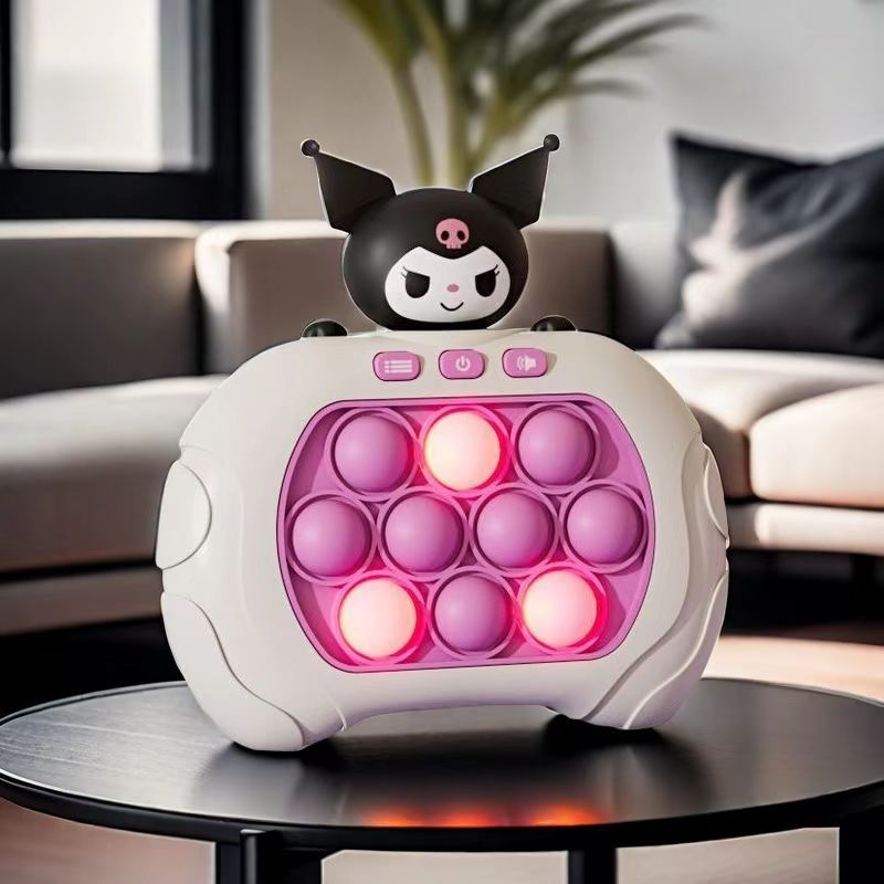 Los niños que juegan al hámster presionan la velocidad de la música para empujar la máquina de juego de juguetes multifunción para niños y niñas