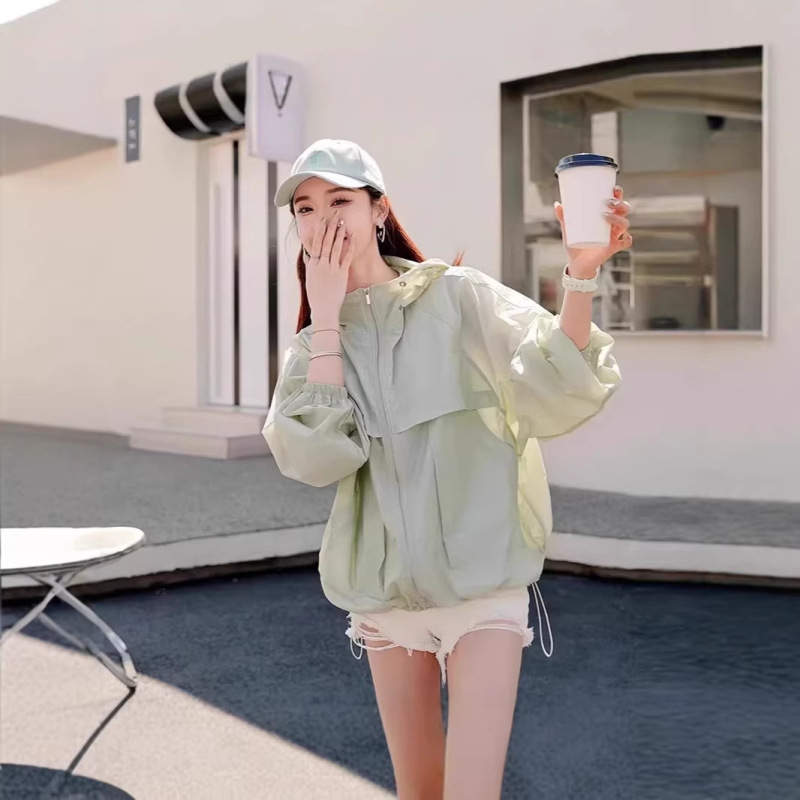 2026 New Summer Sun Protection Clothing for Women, Portable, Quick-Drying, Fashionable, Versatile, Breathable, Thin, Hooded, Loose and Simple 2026 New Summer Sun Protection Clothing for Women, Portable, Quick-Drying, Fashionable, Versatile, Breathable, Thin, Hooded, Loose and Simple