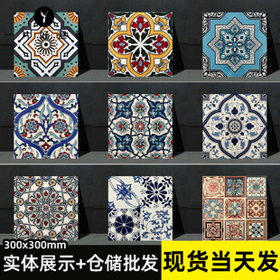 Bright light pile glazed tiles 300x 300 tiles kitchen bathroom balcony wall tiles floor tiles restaurant background wall tiles