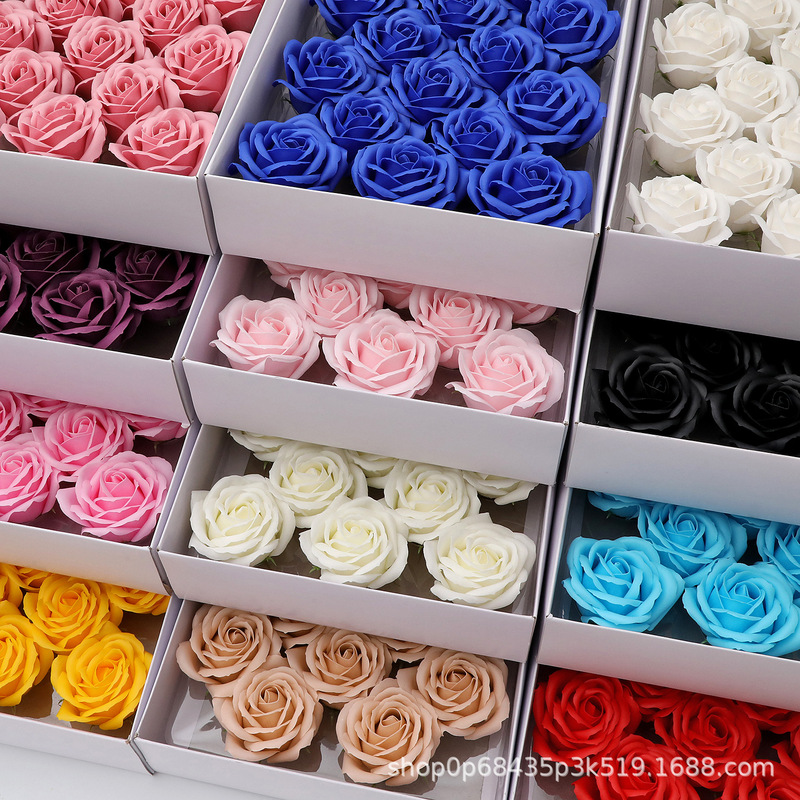 Five-Layer Soap Flower Head Rose Base Soap Flower Spray Color Water Flower Art Factory Wedding Decoration Prop for Birthday Party Five-Layer Soap Flower Head Rose Base Soap Flower Spray Color Water Flower Art Factory Wedding Decoration Prop for Birthday Party