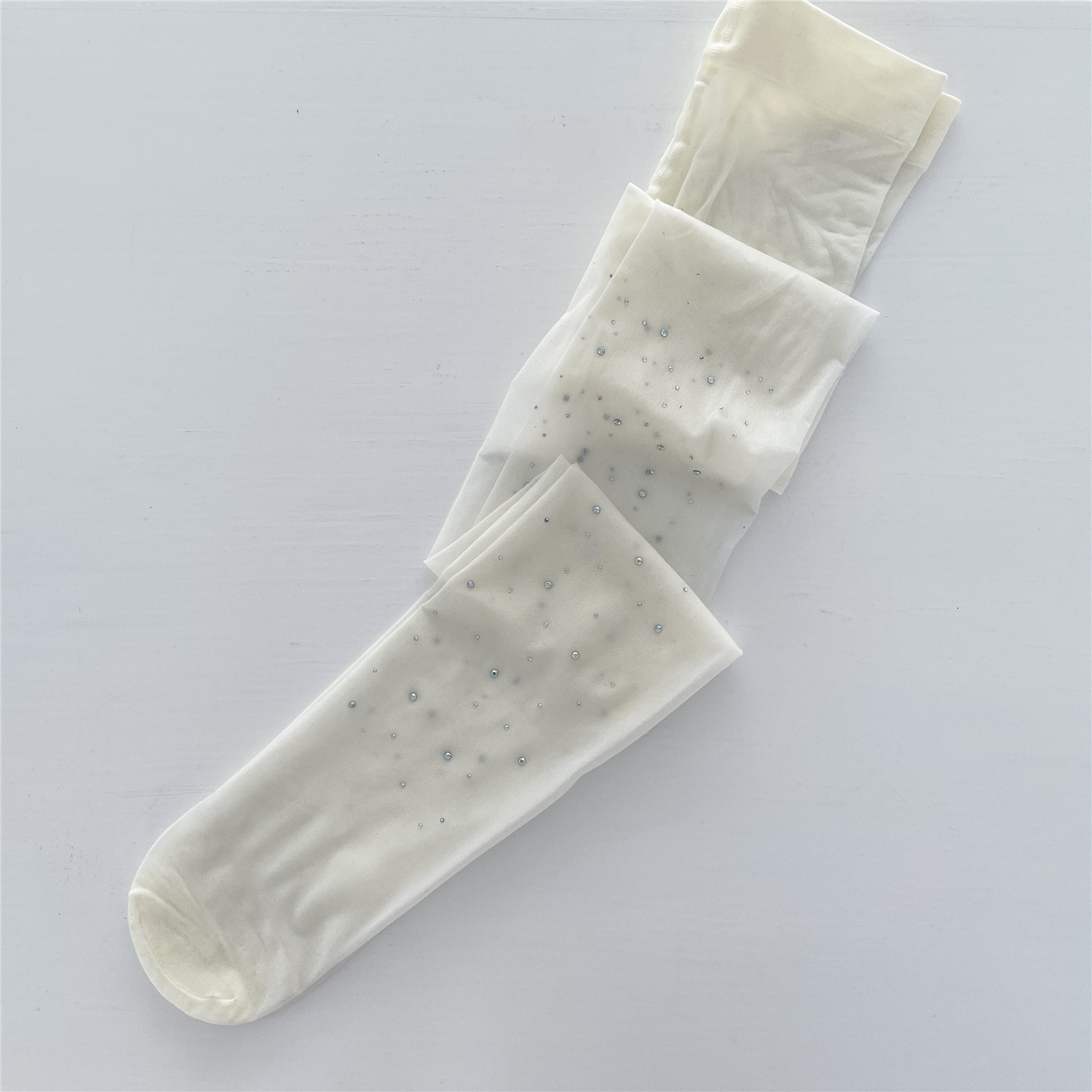 Medias negras con diamantes sexy perforación caliente oscuro Bling fino brillante ins medias negras de moda pantimedias de corte arbitrario de las mujeres