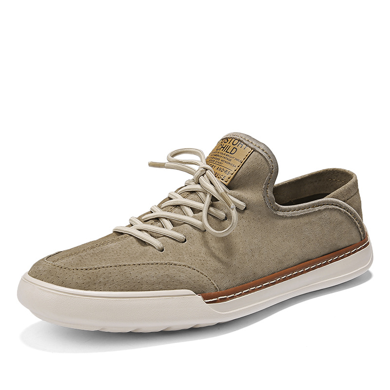 Zapatos de hombre 2023 nuevos zapatos de cuero de viaje de otoño zapatos casuales deportivos para hombres zapatos de moda para hombres zapatos de tablero de piel de cerdo