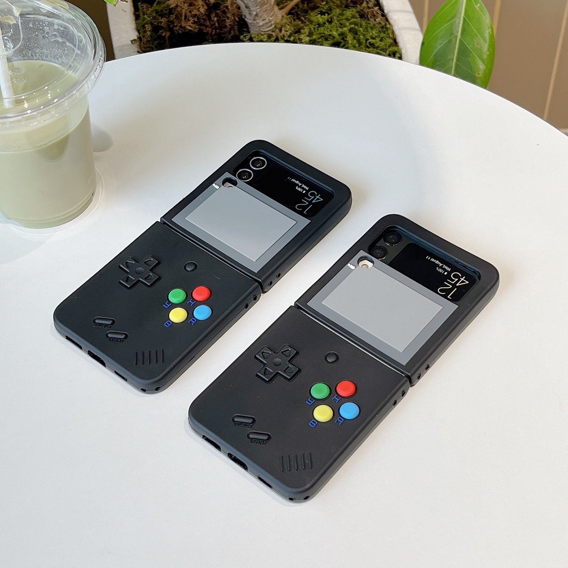 Creative Silicone Game Machine for Samsung Galaxy Z Flip3/4 Folding Phone Case ZFlip5/6 Korea_voghion.com