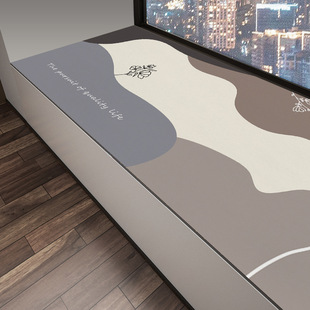 Master Bedroom Balcony Bay Window Mat Window Sill Mat 2024 New Accessible Luxury Scandinavian Style Waterproof Sun Protection Moisture-Proof Mat Can Be Cut