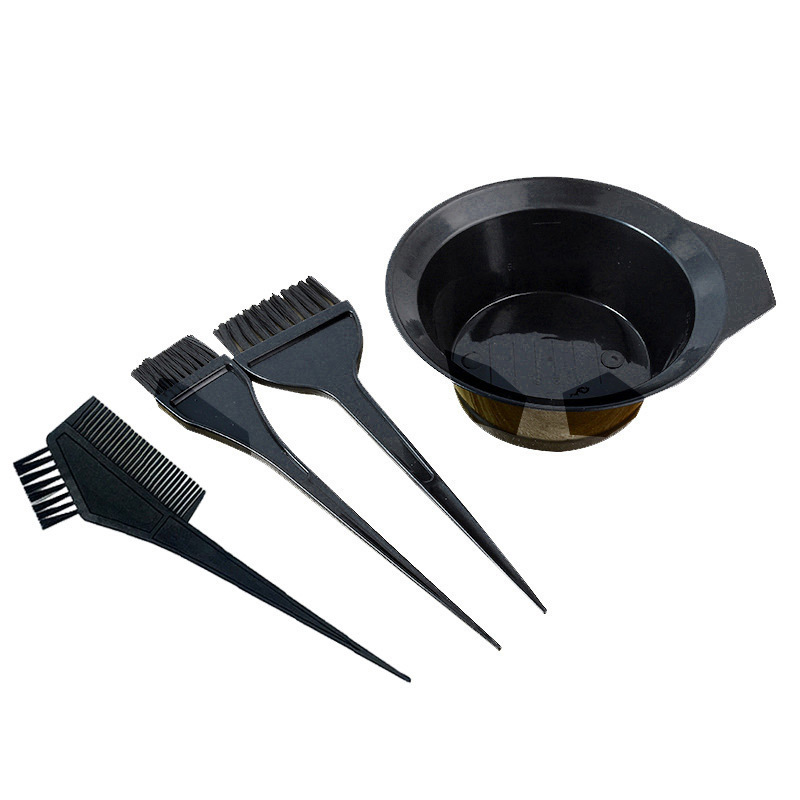 Cuatro piezas de set de teñido desechable de cabello general de cabello de cabello de aceite de corte herramientas de teñido de cabello fábrica de peine al por mayor