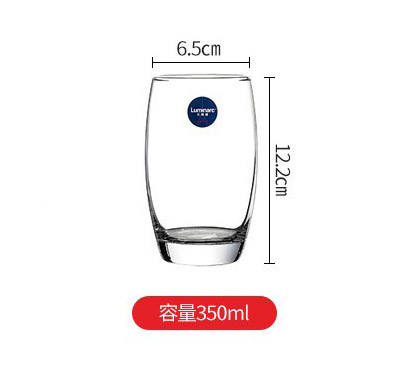 Copa cuadrada de vidrio lemeiya hogar engrosada taza de té taza de agua de vidrio reforzado conjunto taza de beber transparente