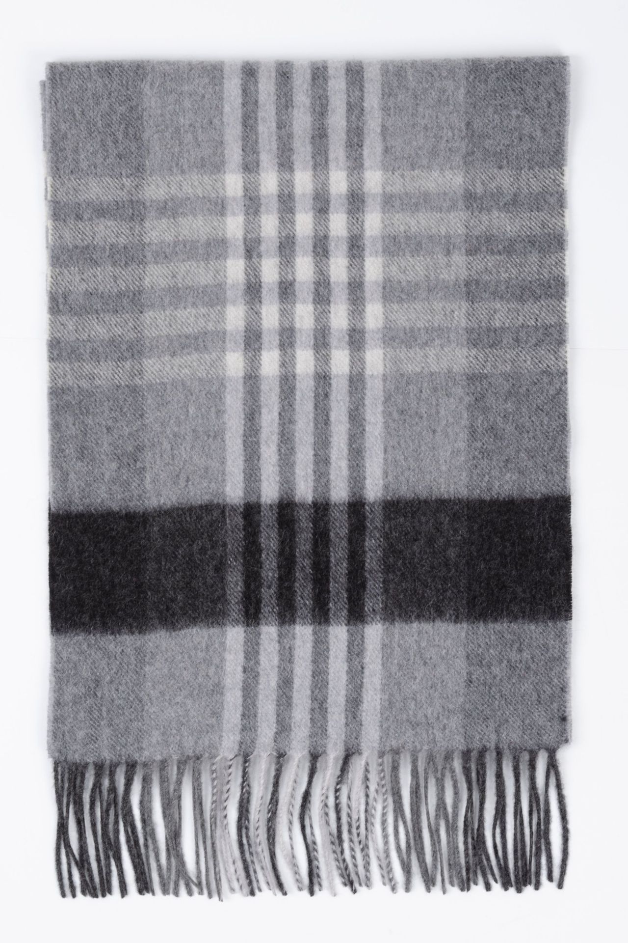 Mongolia interior puro cachemir lana de lana teñida en hilo a cuadros ondas de agua otoño e invierno bufanda para hombres y mujeres